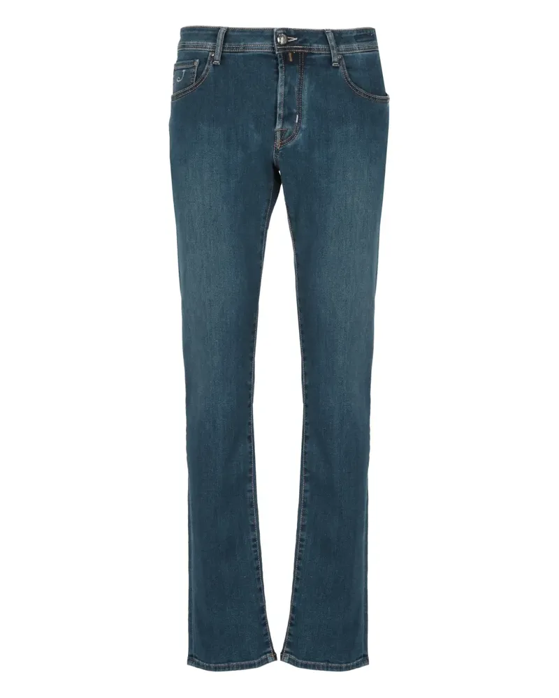 Jacob Cohën Jeans mit Kontrastnähten - Blau Blau