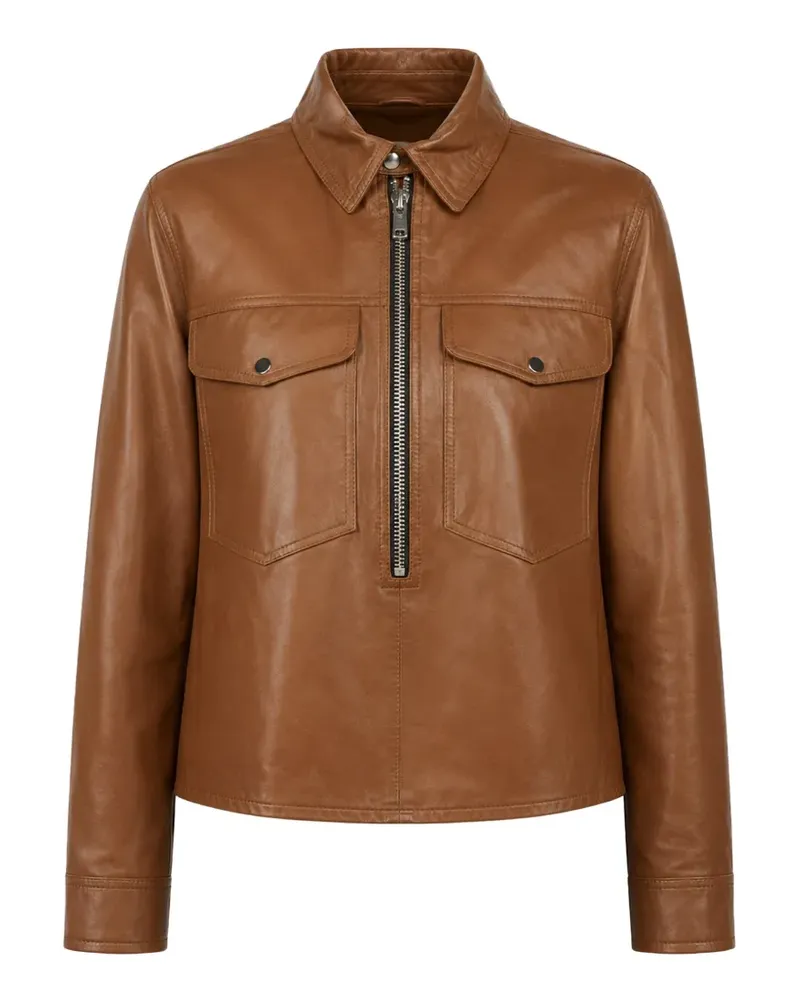 Yigal Azrouel Rowan leather shirt - Braun Braun