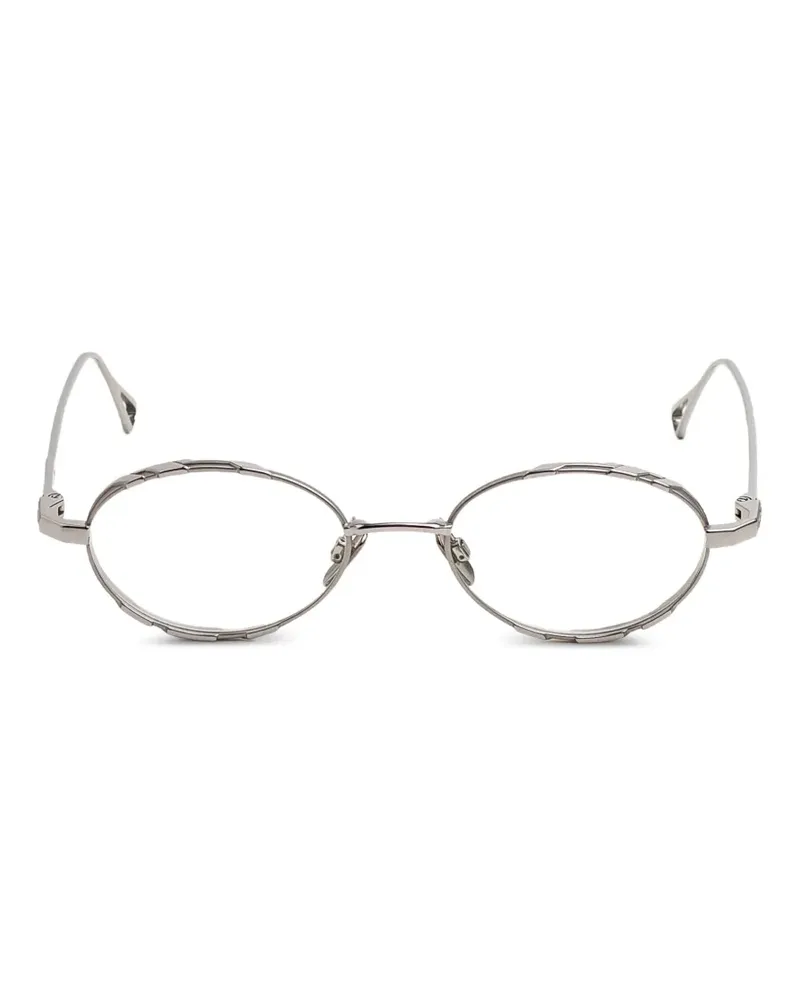CAZAL Geometrische Brille aus Titan - Silber Silber