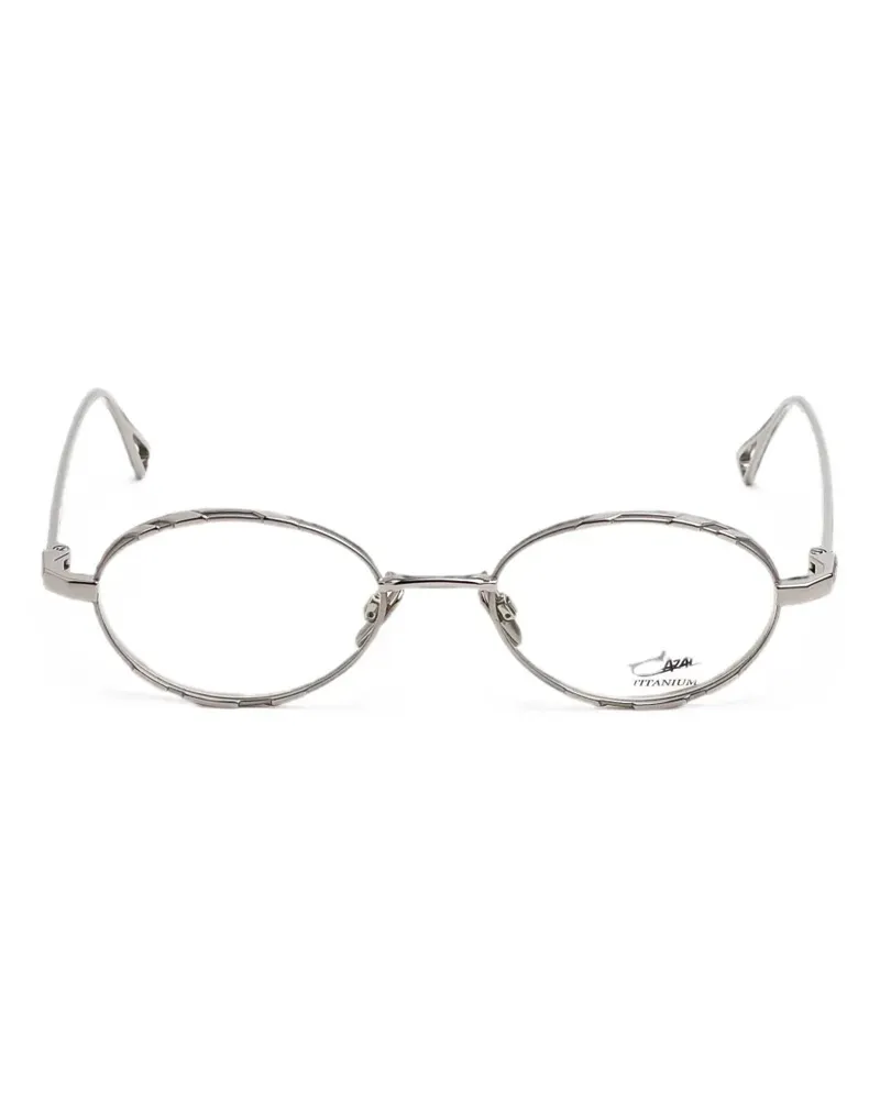 CAZAL Geometrische Brille aus Titan - Silber Silber