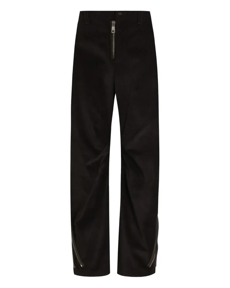 Dolce & Gabbana Cordhose mit Reißverschlussdetail - Braun Braun