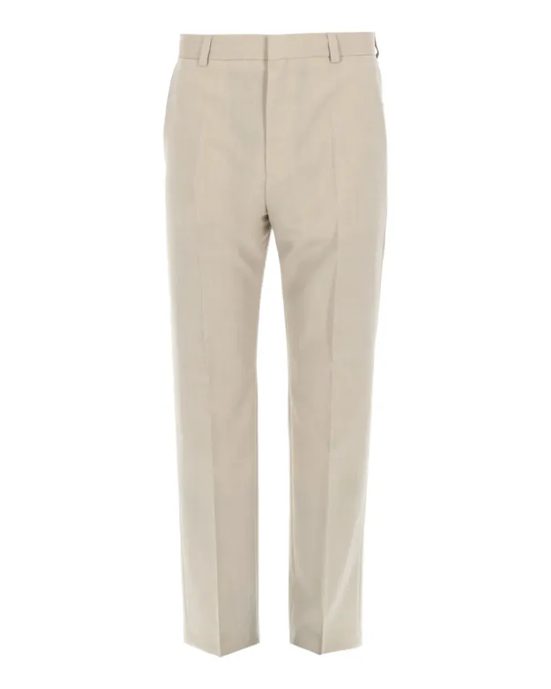 HUGO BOSS pressed-crease tailored trousers - Nude Nude