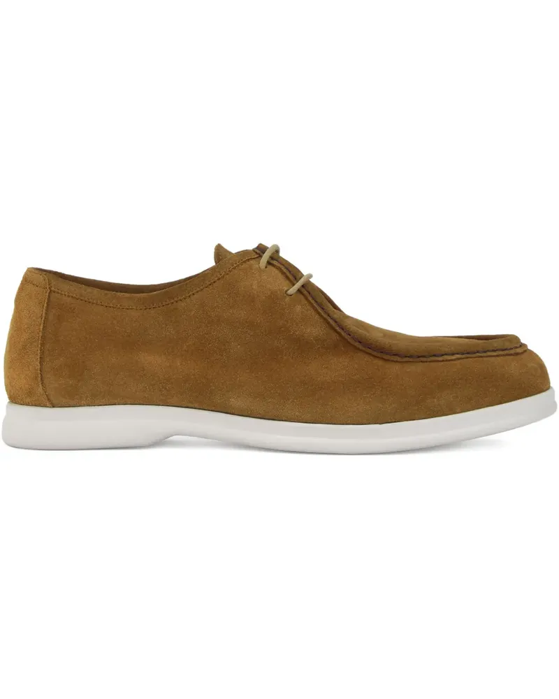 CALCE Schnürschuhe aus Wildleder - Braun Braun