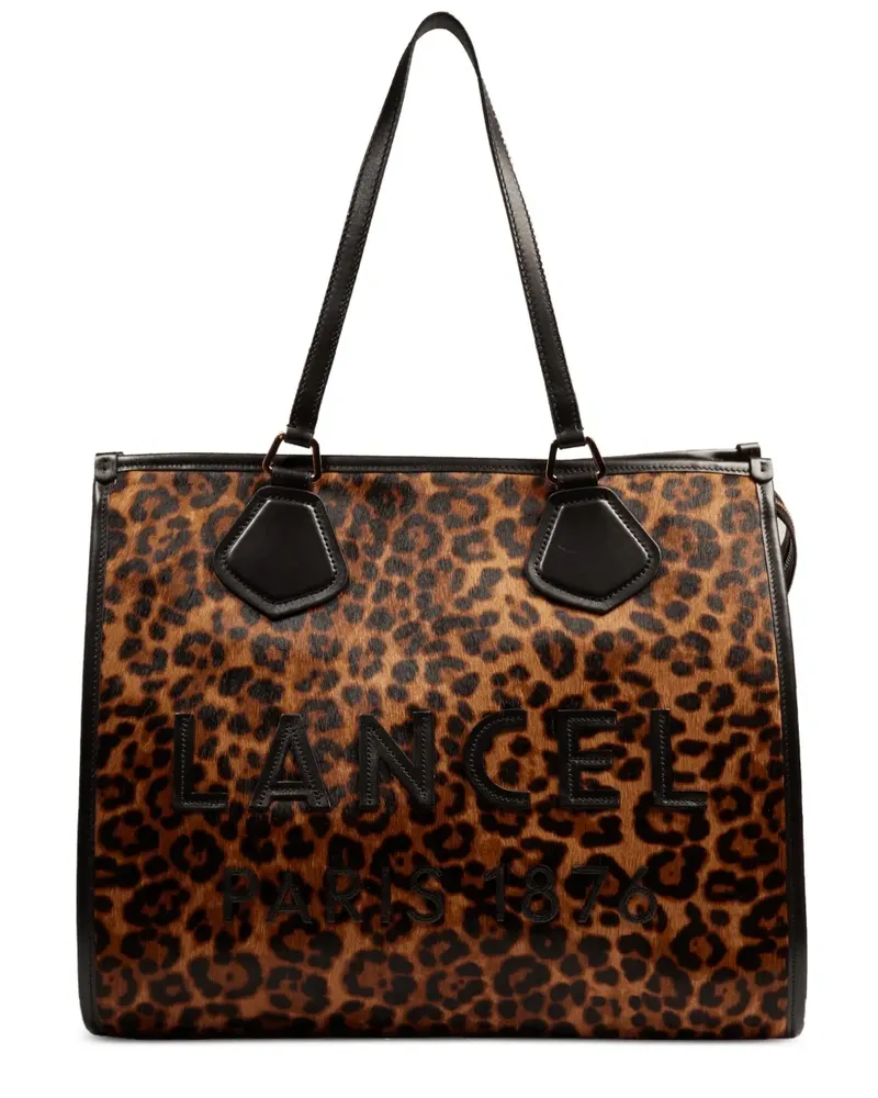 Lancel Shopper mit Leoparden-Print - Schwarz Schwarz