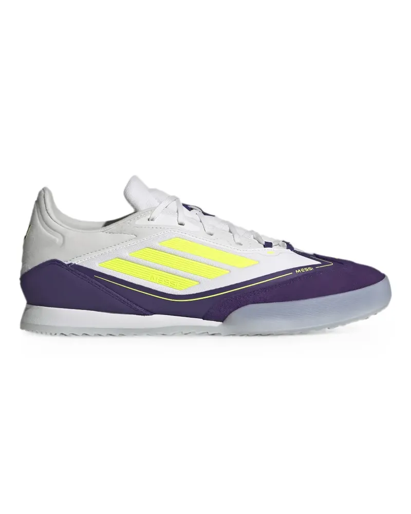 adidas F50 Freestyle Messi Triunfo Estelar Pack - Cloud White/Lucid Lemon/Purple Sneakers - Weiß Weiß