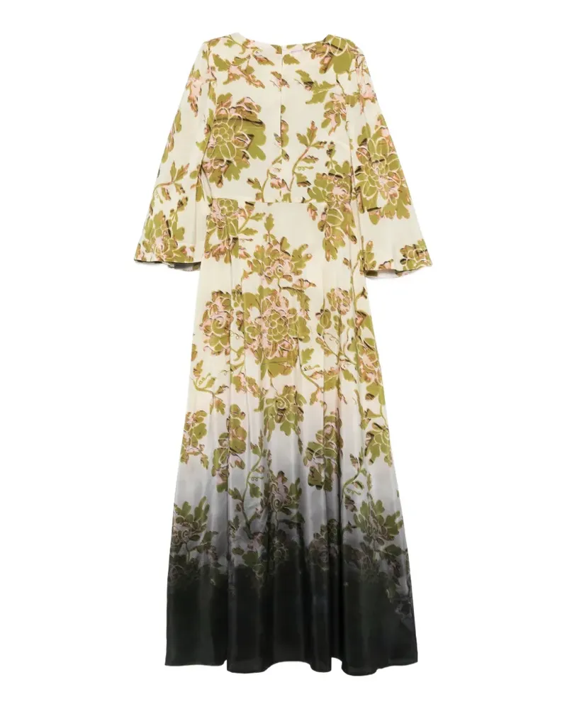 La DoubleJ Belle Maxikleid mit botanischem Print - Nude Nude