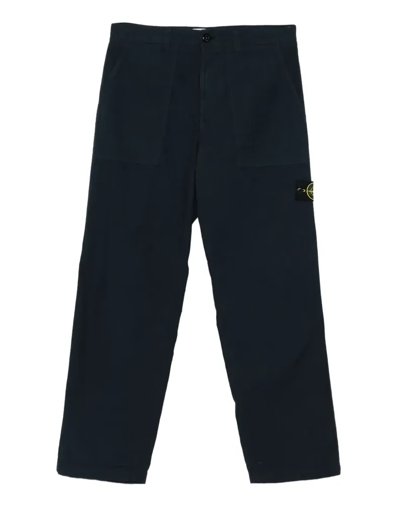 Stone Island 3100005 Hose mit aufgesetzten Taschen - Blau Blau