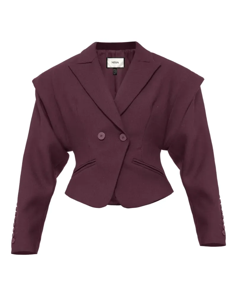 NISSA Sakko mit Design-Schultern - Violett Violett