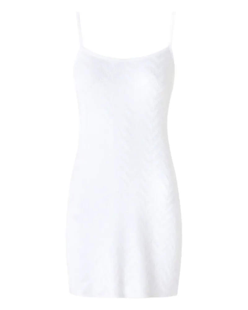Missoni Kleid mit Zickzackmuster - Weiß Weiß