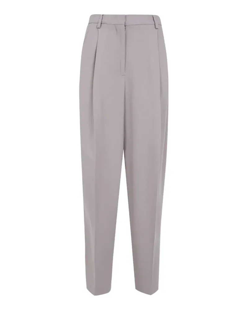 Fabiana Filippi Cady Tapered-Hose mit Falten - Grau Grau