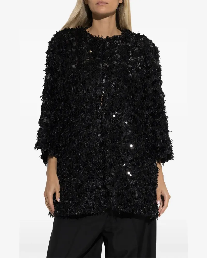 MUNTHE Vinc sequin-embellished jacket - Schwarz Schwarz