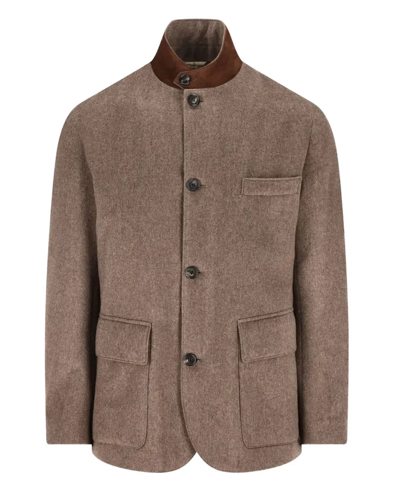 Loro Piana Jacke aus Kaschmir - Braun Braun