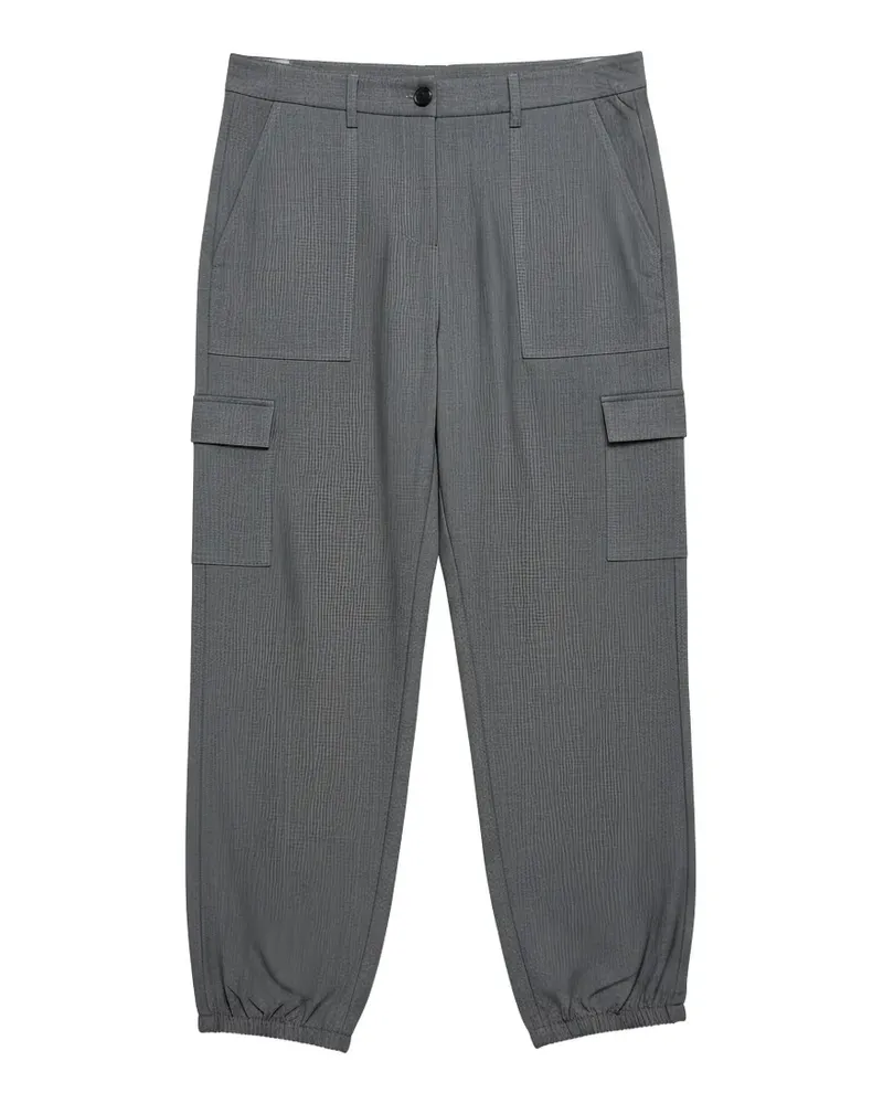Black Label Jogginghose mit elastischen Bündchen - Grau Grau