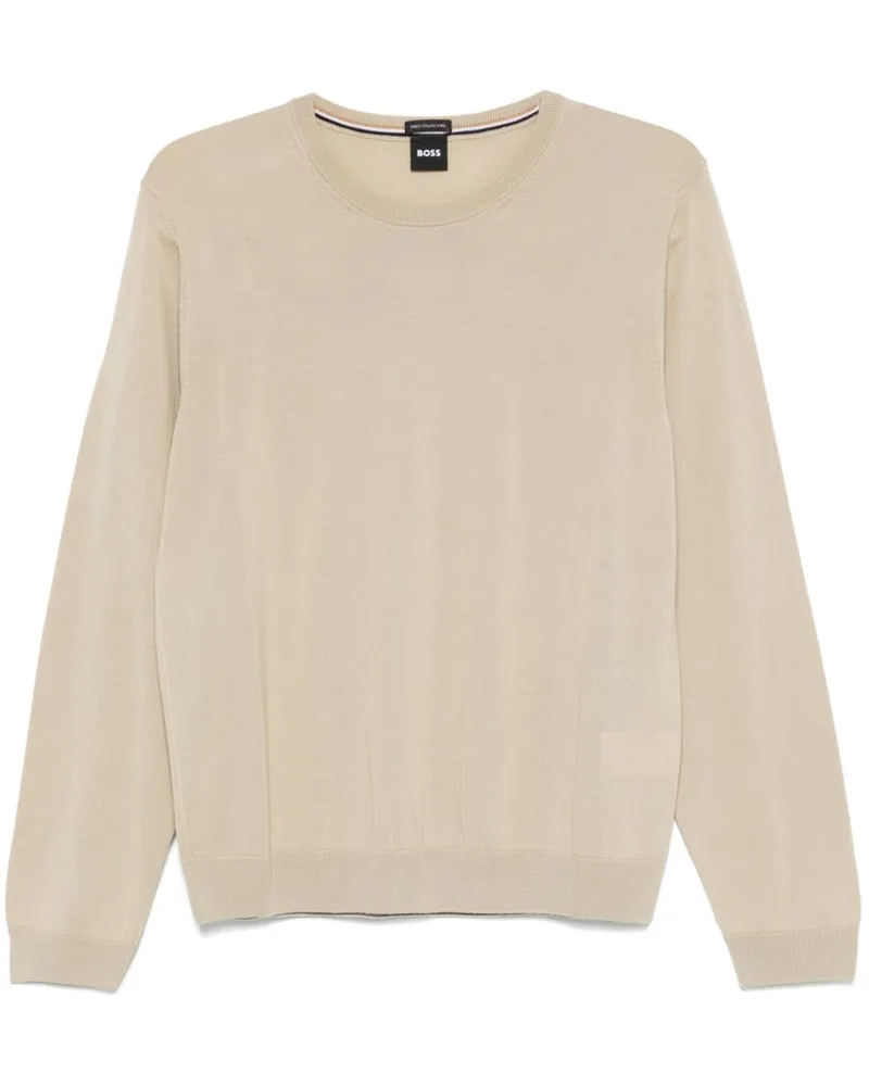 HUGO BOSS Klassischer Pullover - Nude Nude
