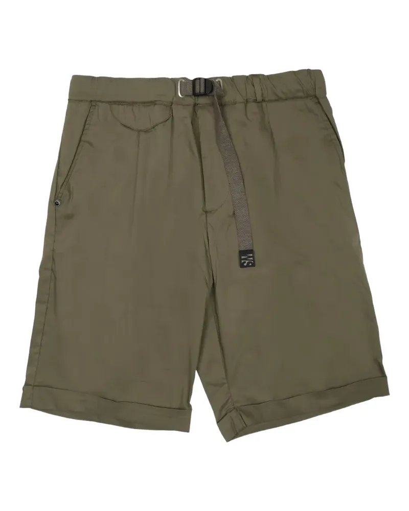 PLAN C belted turn-up shorts - Grün Grün