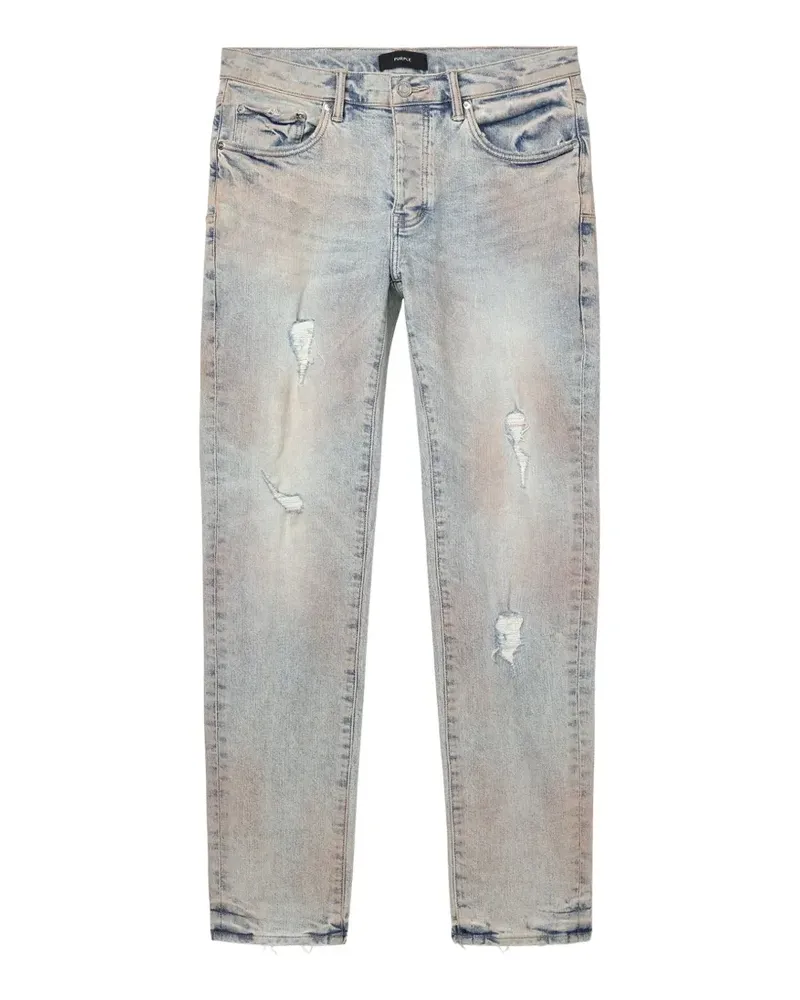 PURPLE BRAND P001 Pink Mud distressed jeans - Blau Blau