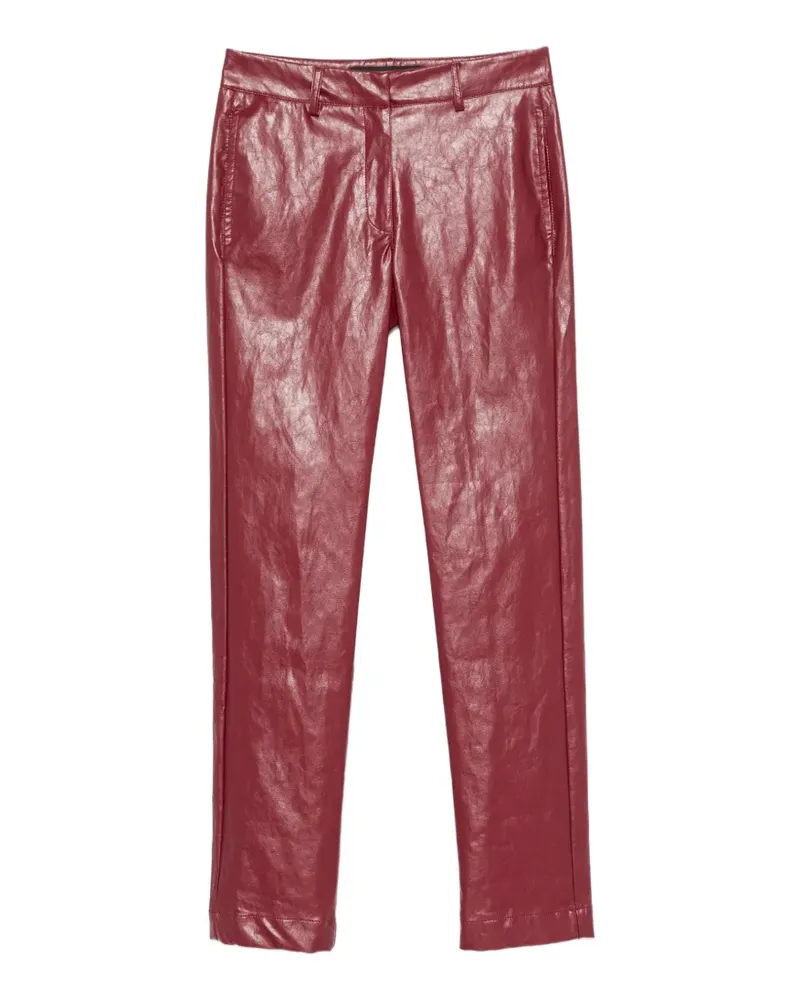 Federica Tosi belt-loop pocket trousers - Rot Rot