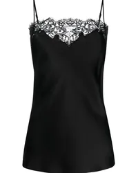 Stella McCartney Camisole-Top mit Spitzenborten Schwarz