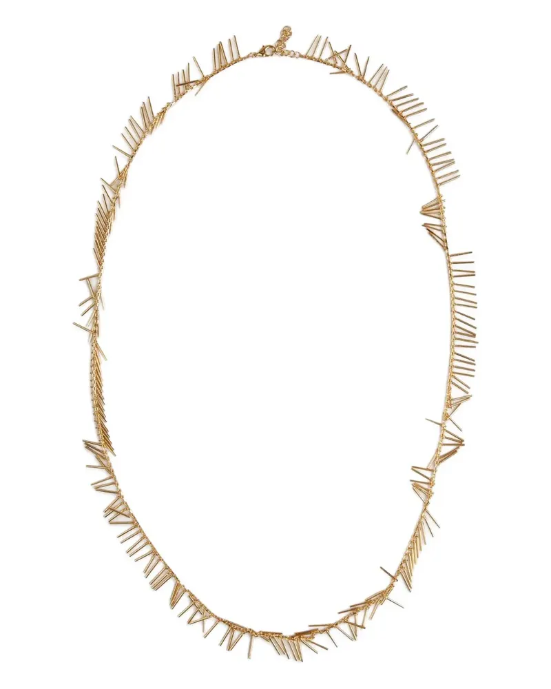 Jil Sander Halskette aus Messing im Tropfenstil - Gold Gold