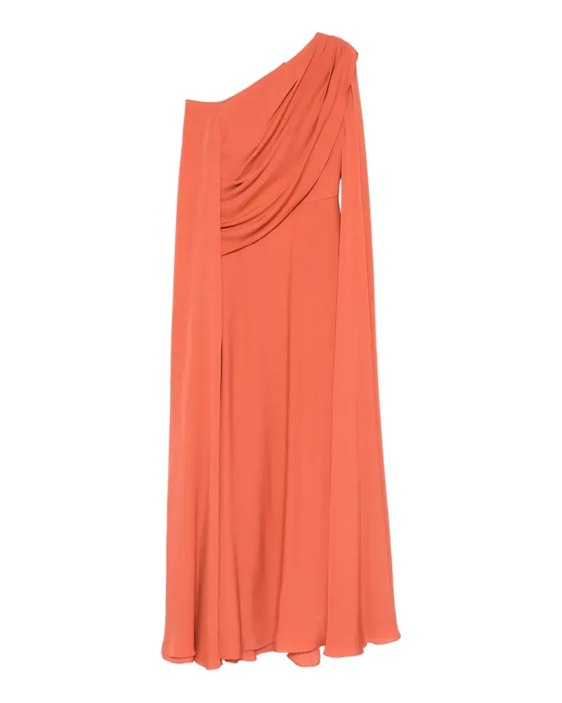 Elie Saab Drapiertes One-Shoulder-Maxikleid aus Georgette - Orange Orange