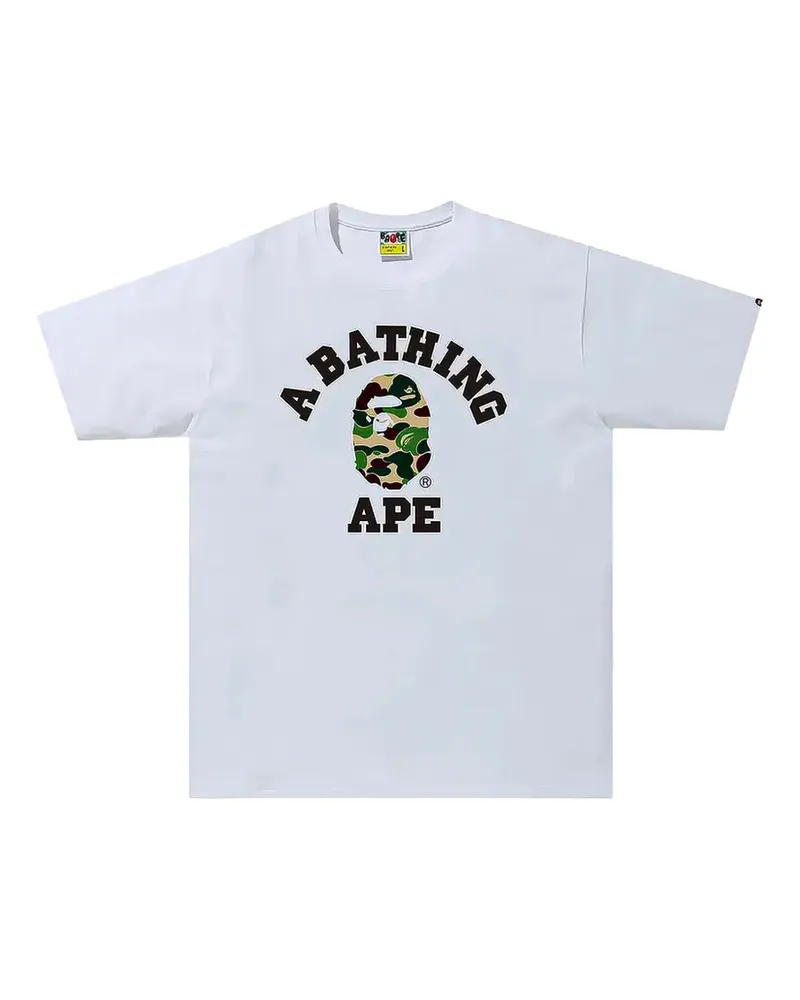 BAPE ABC Camo College T-shirt - Weiß Weiß