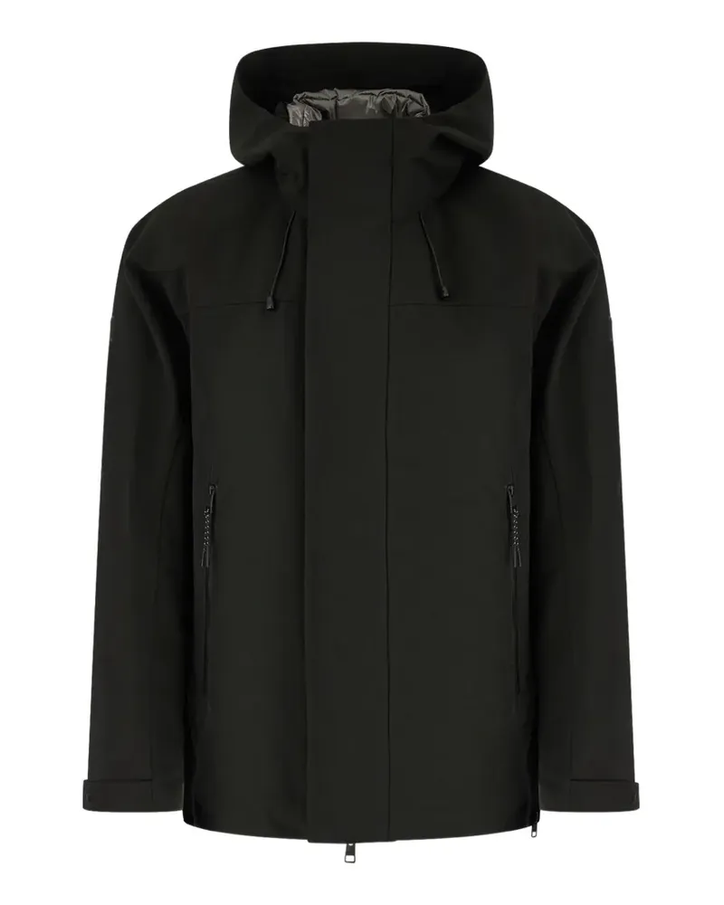 DUNO Kapuzenjacke mit reflektierendem Besatz - Schwarz Schwarz