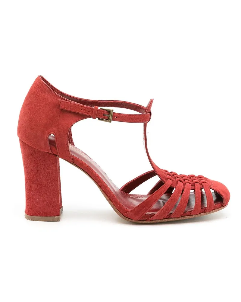 Sarah Chofakian Salomé Boheme Pumps - Rot Rot