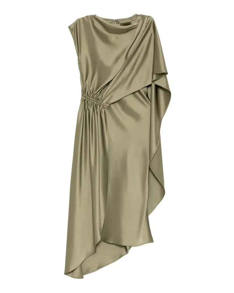 Amsale Drapiertes Midikleid - Grün Grün
