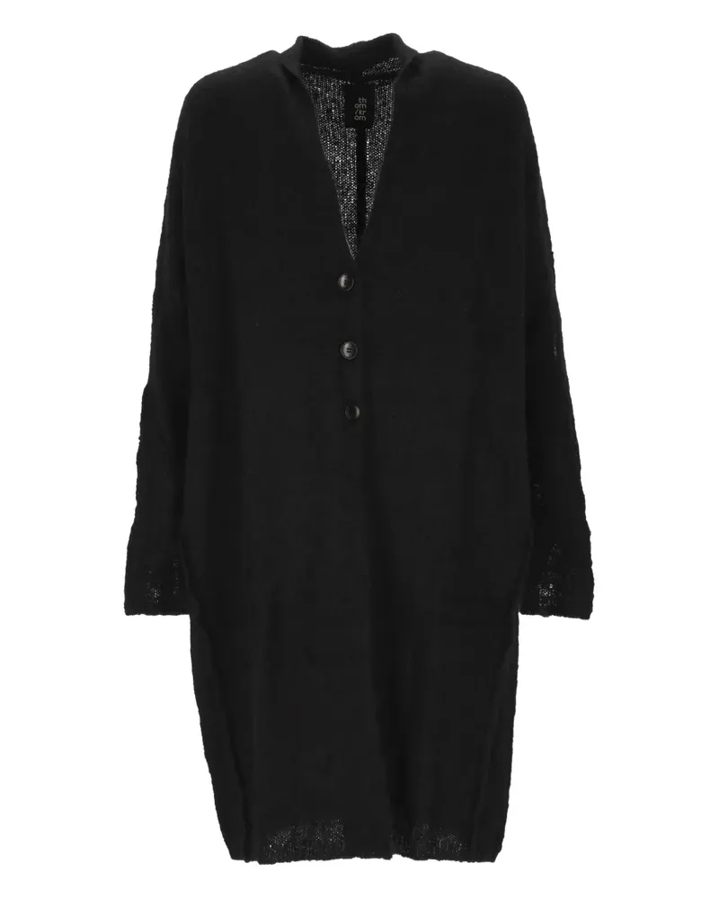 THOM KROM alpaca-blend button cardigan - Schwarz Schwarz