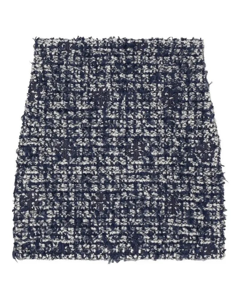 Tory Burch Kendra Minirock aus Tweed - Blau Blau