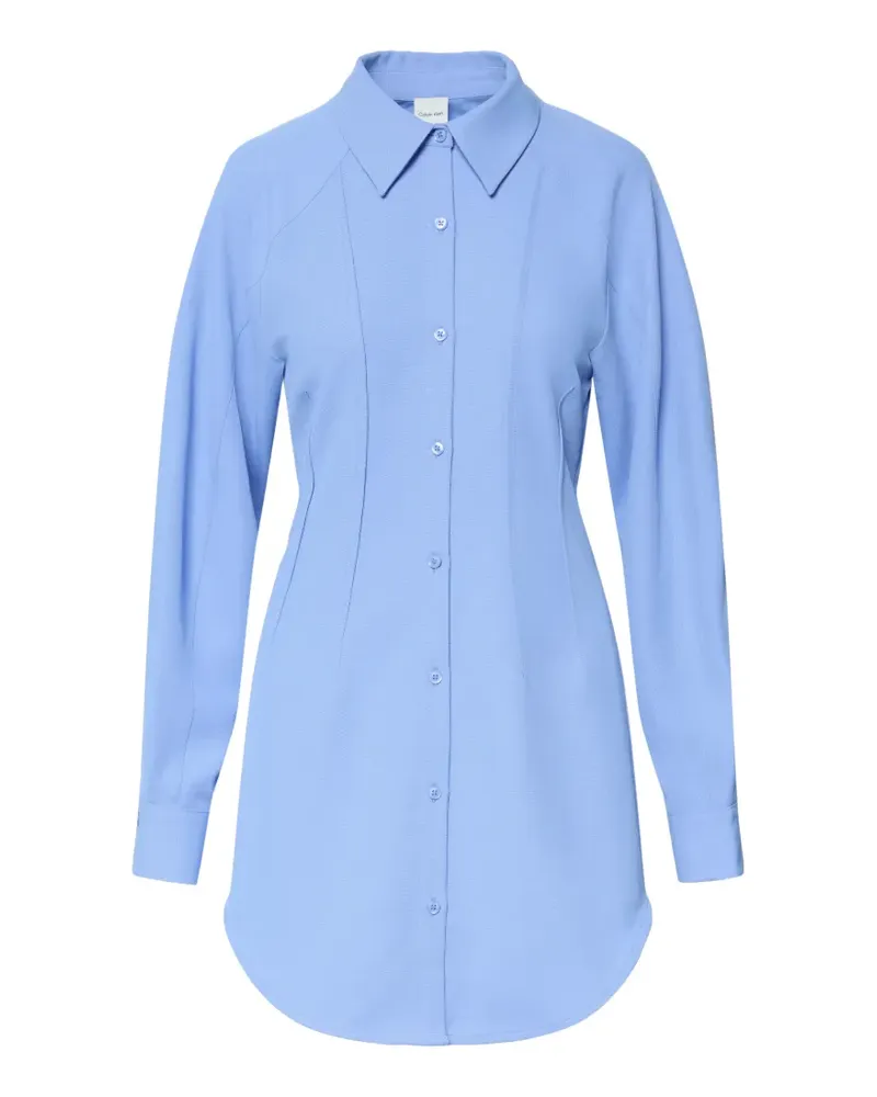 Calvin Klein panelled shirt dress - Blau Blau
