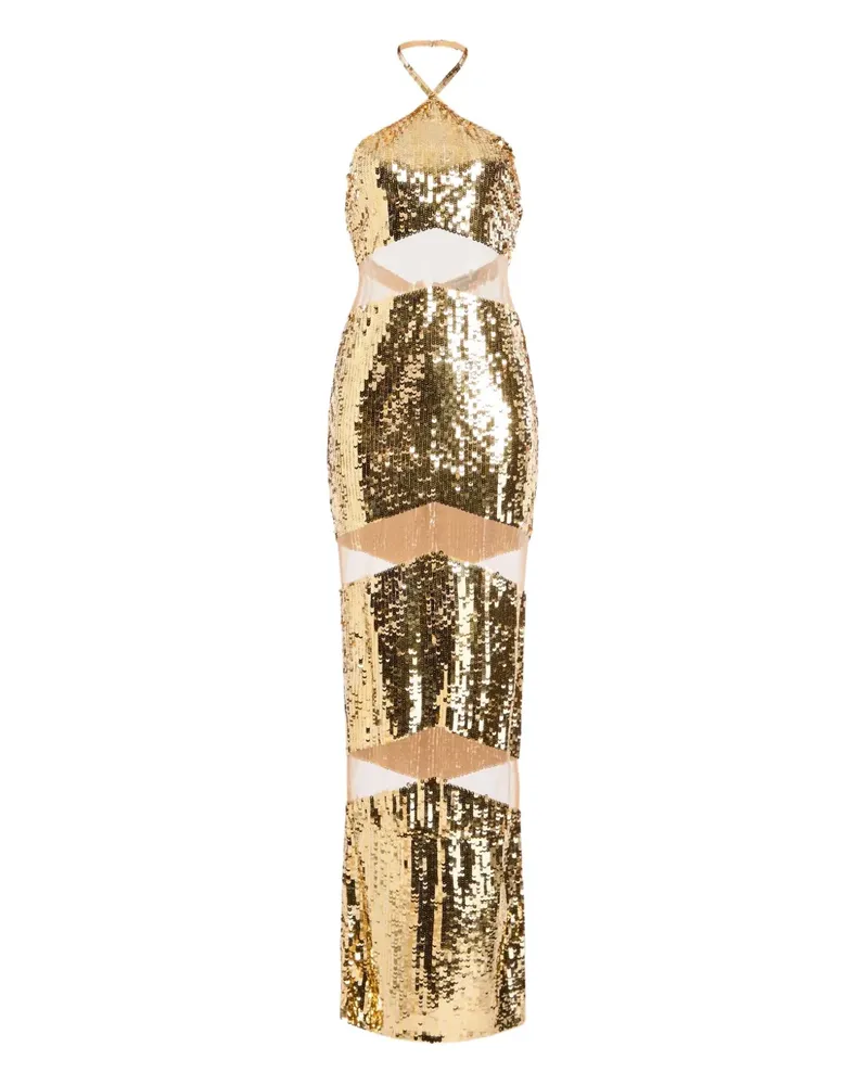 Retrofête Kaeli Kleid - Gold Gold