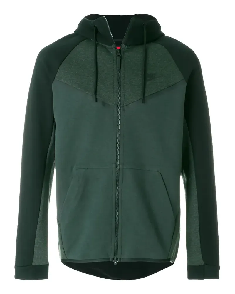Nike tech fleece colourblock windrunner jacket - Grün Grün