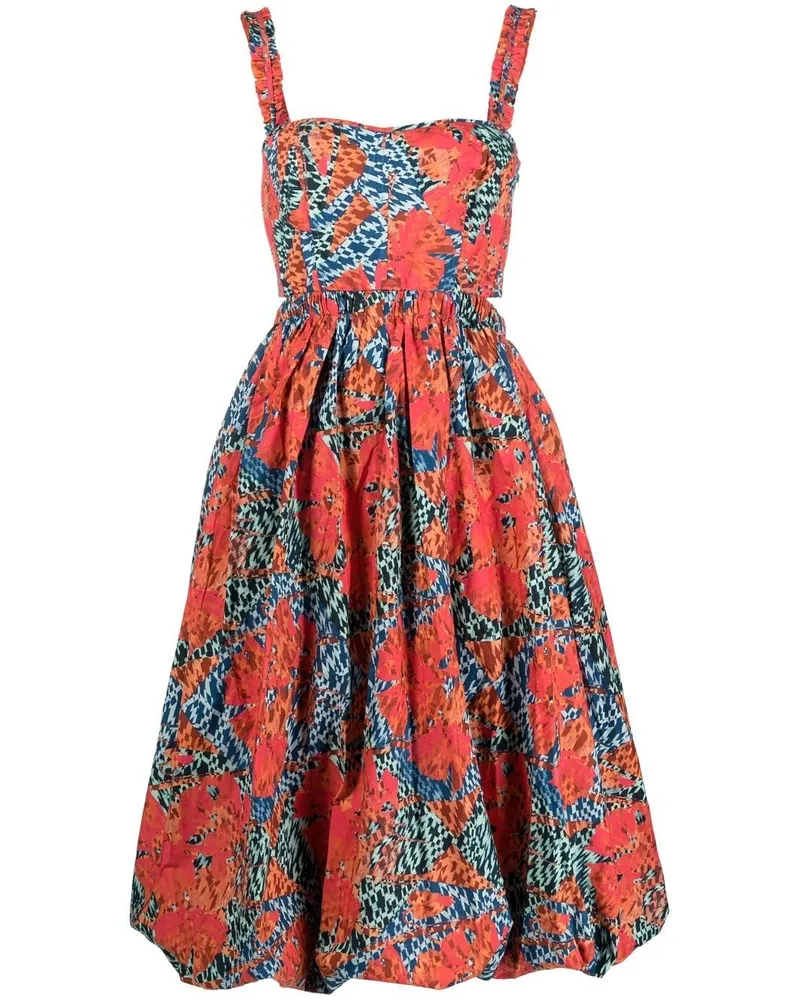 Ulla Johnson Kleid mit Herzausschnitt - Rot Rot