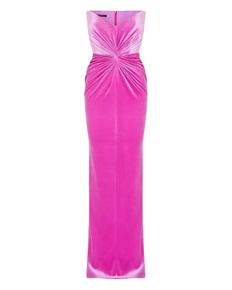 Alex Perry strapless twisted gown - Rosa Rosa