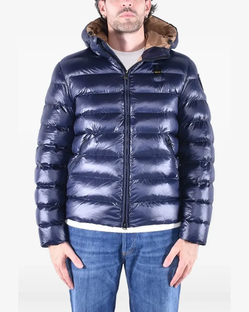 Blauer Adams hooded puffer jacket Blau