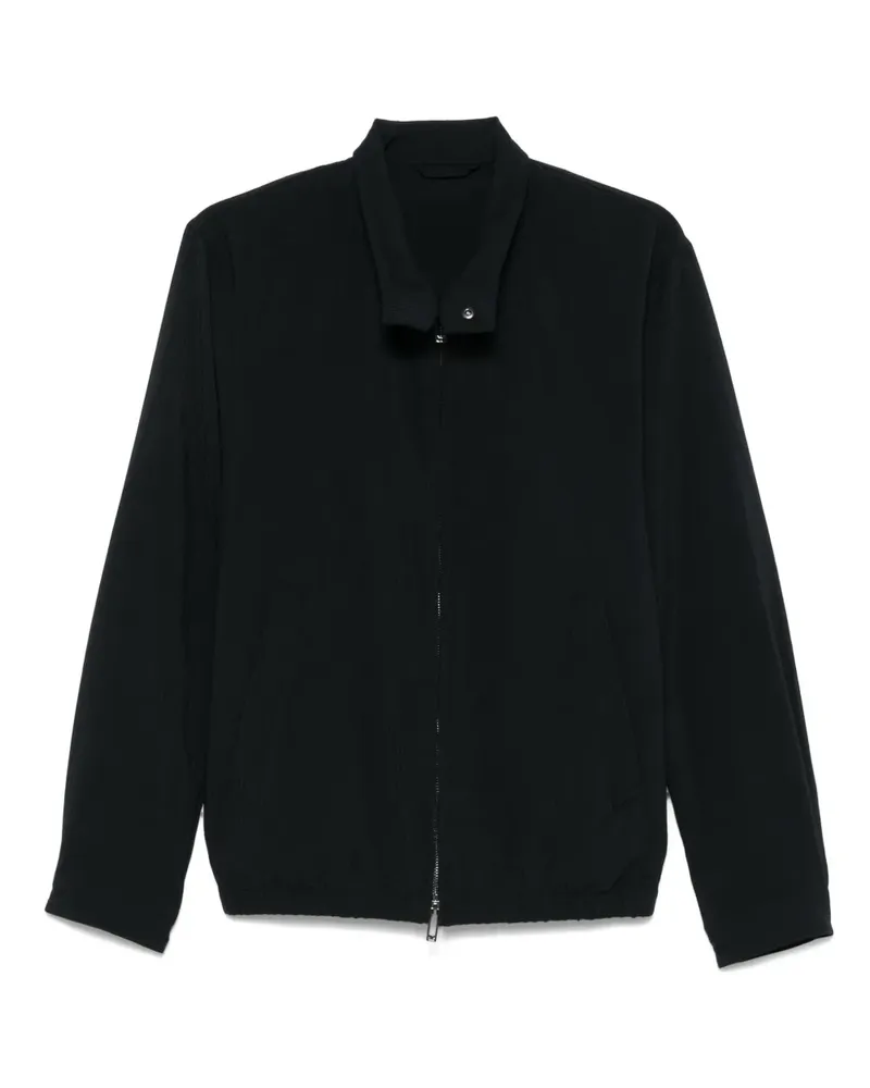 Emporio Armani Jacke aus Seersucker - Blau Blau