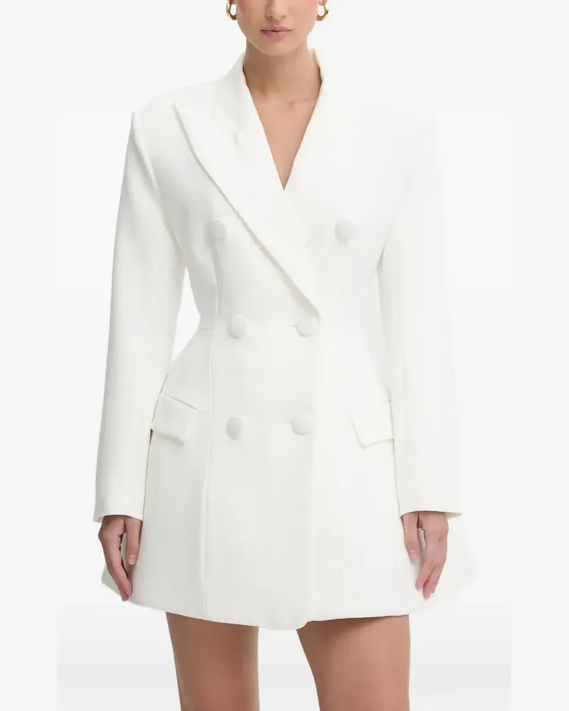 Bardot Janna Hourglass Minikleid - Weiß Weiß