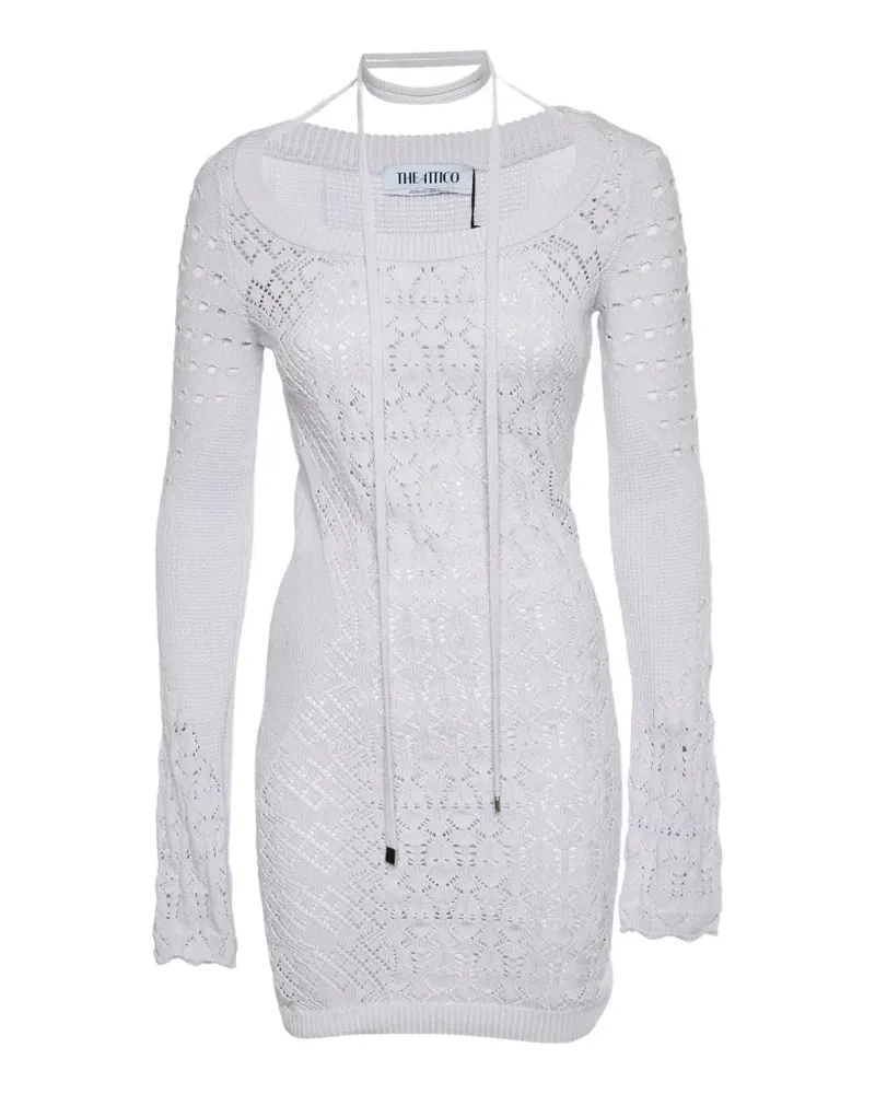 ATTICO Taylor knit mini dress - Weiß Weiß