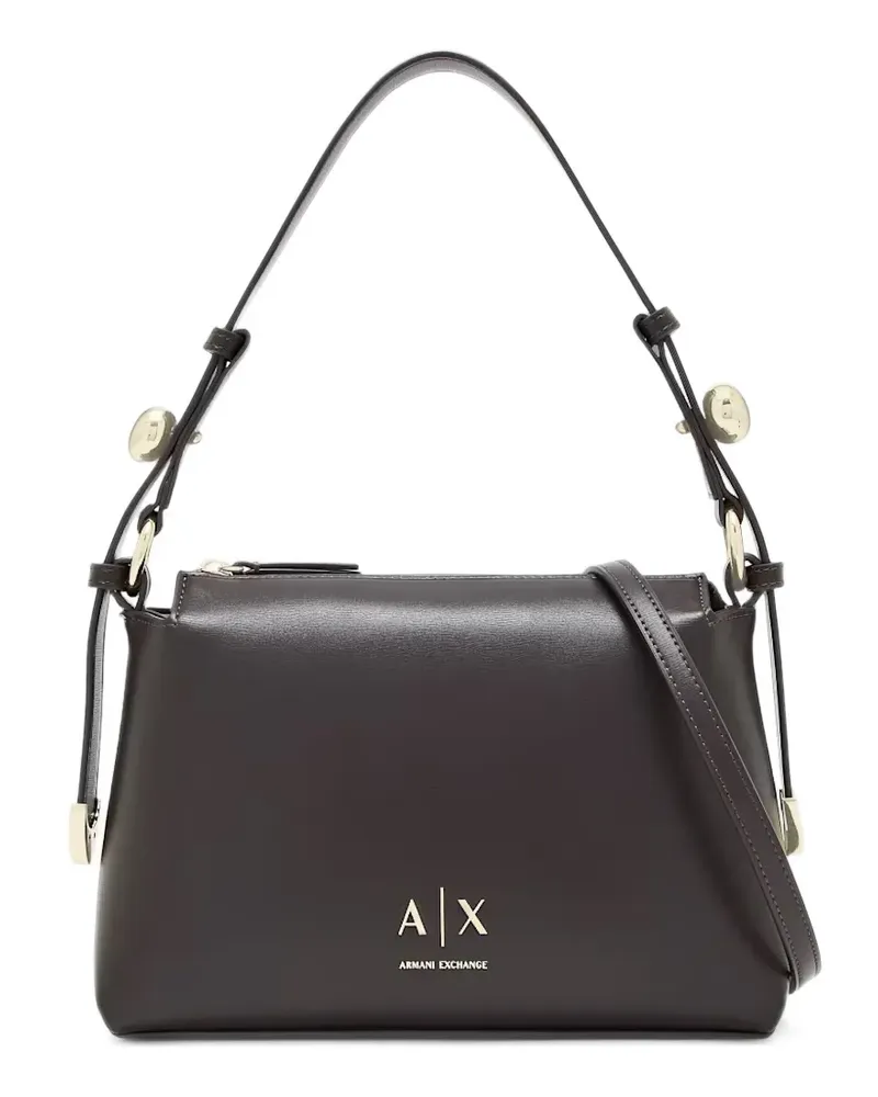 Armani Exchange Shopper mit Logo-Print - Braun Braun