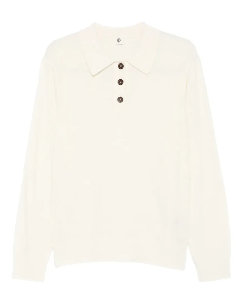 The Garment Langärmeliges Poloshirt - Nude Nude