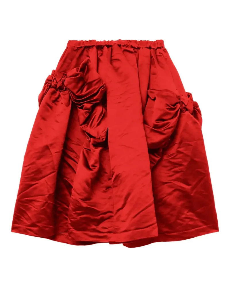 Comme des Garçons ruffled midi skirt - Rot Rot