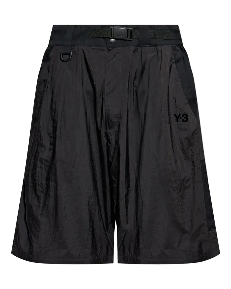 Y-3 Knielange Bermudas - Schwarz Schwarz