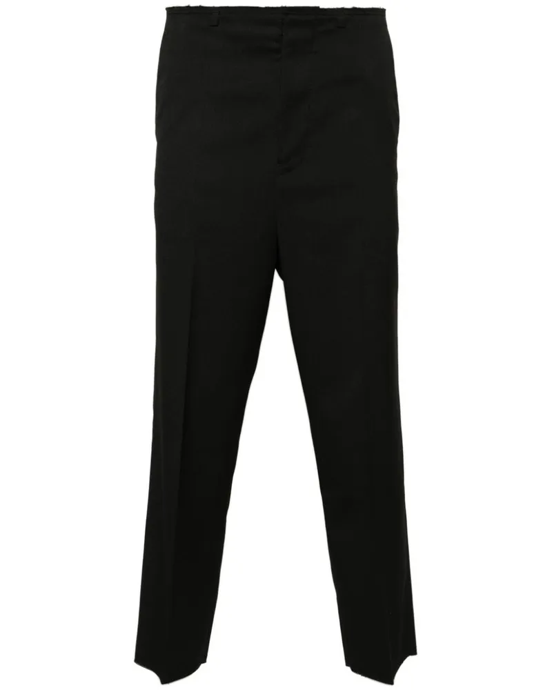 Maison Margiela Hose mit Logo aus einer Naht - Schwarz Schwarz