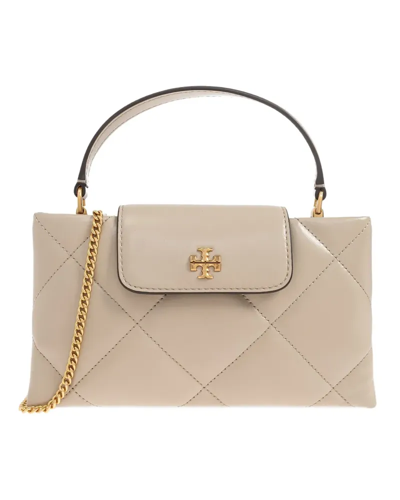 Tory Burch Gesteppte Double T Tote Bag - Nude Nude