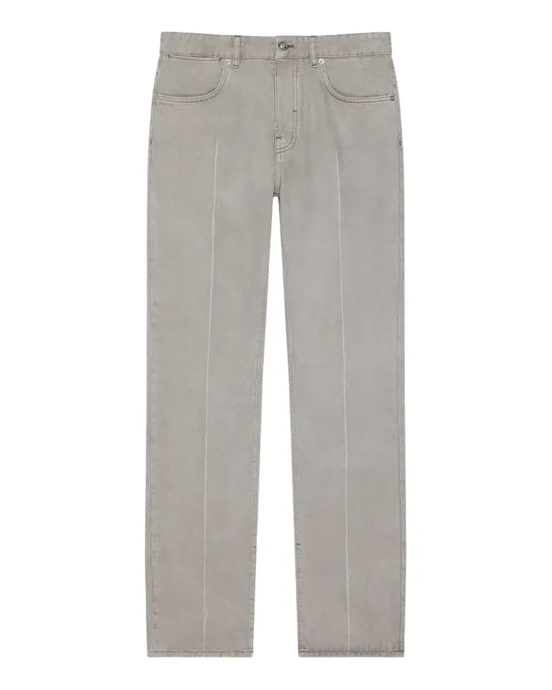Givenchy Gerade Jeans mit gefaltetem Effekt - Grau Grau