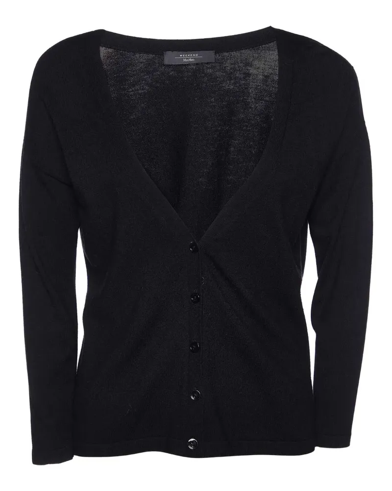 Max Mara Pre-owned Cardigan mit Knöpfen - Schwarz Schwarz