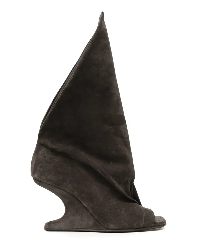 Rick Owens open toe cantilever sandals - Braun Braun