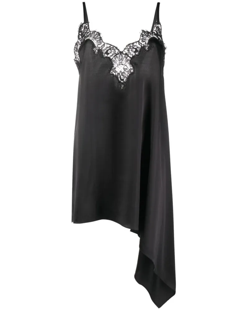 Dsquared2 Camisole-Kleid mit Spitzenborte - Schwarz Schwarz