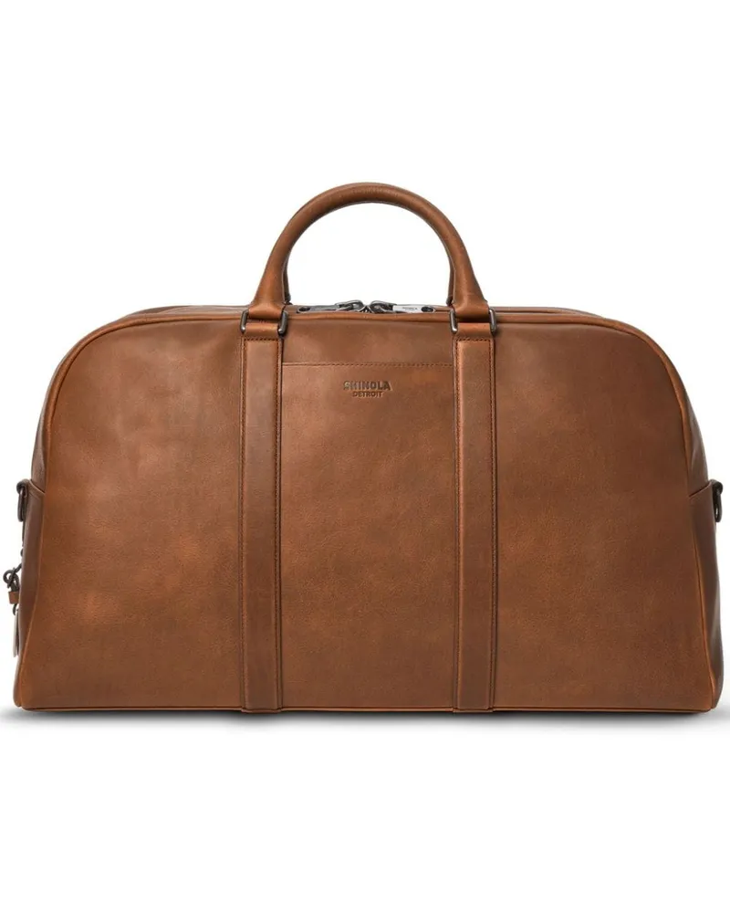 SHINOLA Reisetasche aus Leder Braun